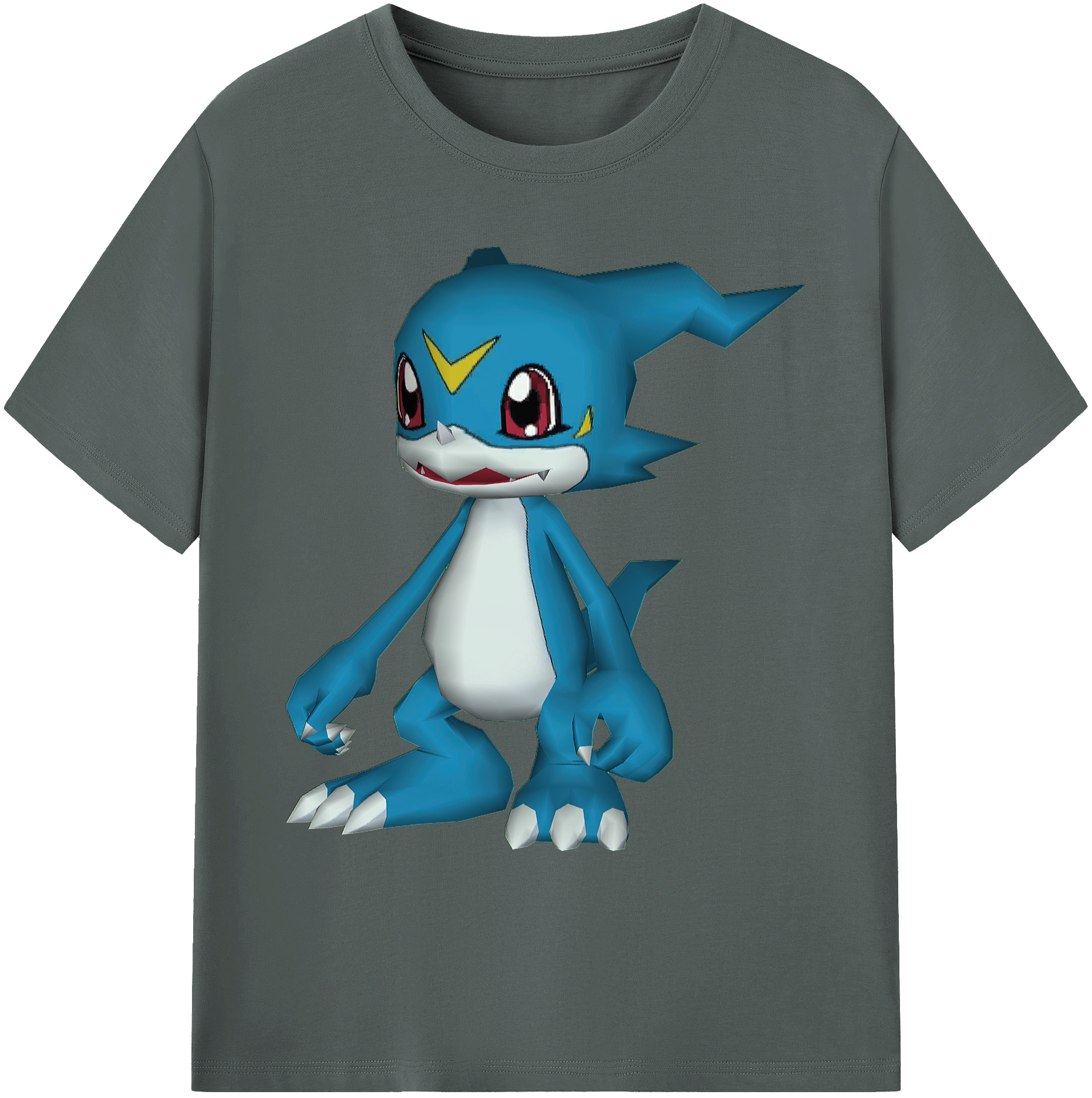 （画像用） Digimon デジタルモンスター/デジモン 綿100％ メンズ半袖Tシャツ｜肌触りやわらか＆通気性